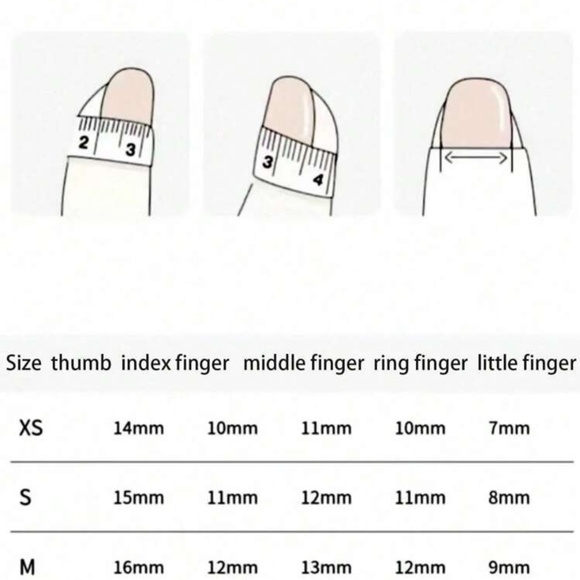 Cute Kawaii Pink Bows and Hearts Coquette Press On Nail Set - Picture 6 of 6